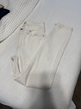 Madewell Mid-Rise Vintage White Jeans